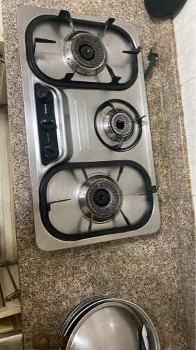 NIKAI 3 burner Gas Stove 200QAR