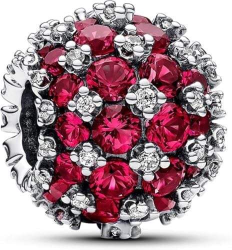 Pandora  Sparkling Pave Round Pink