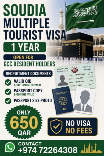 Soudia 1Year Multiple Tourist visa 
