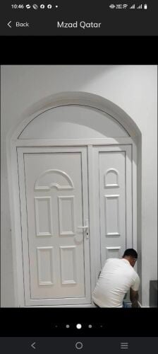 نقوم بتفصيل وتركيب ابواب ونوفذا ي