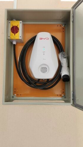 BYD car charger installation