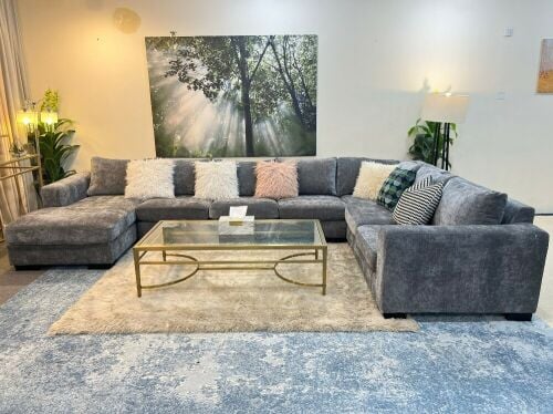 Home centre U shape sofa