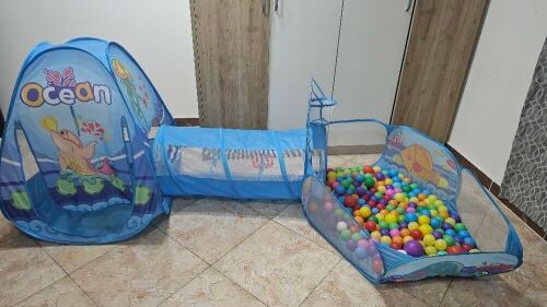3-in-1 Pop-up play tent for kids