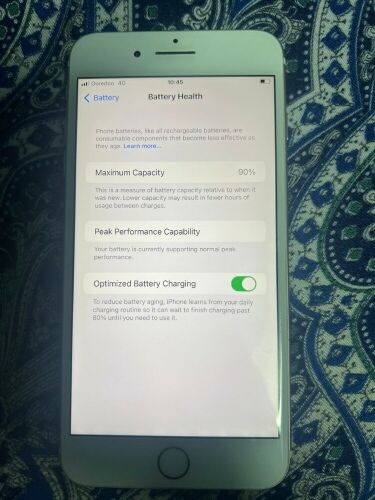 iPhone 7plus betry 90