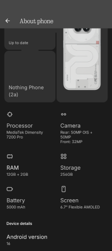 Nothing phone 2a