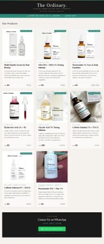 The Ordinary Skincare Collection