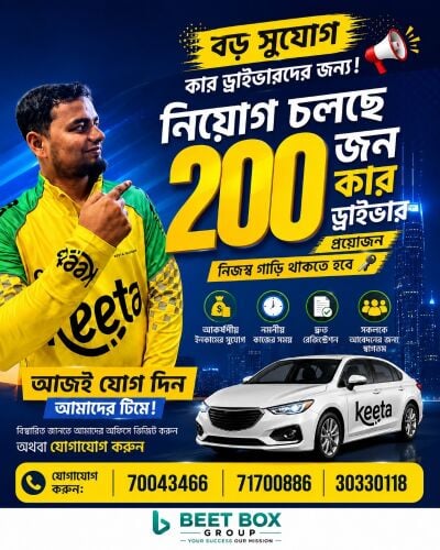 Hiring Car Driver with own car