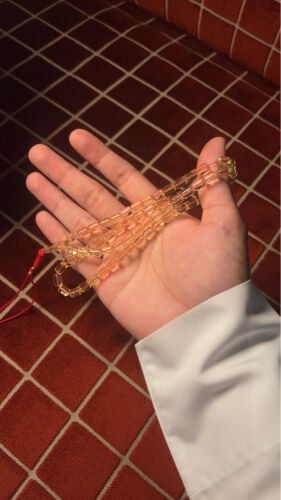 مسباح كهرم شفاف تخريم سوبر