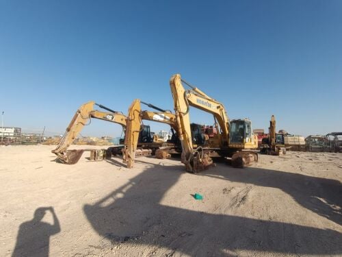 rent excavators .  roller . bobcats