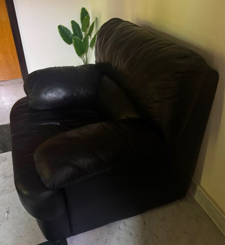 3 piece sofa black