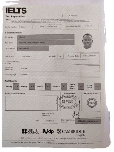 IELTS and English teacher