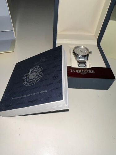 longines spirit white dial