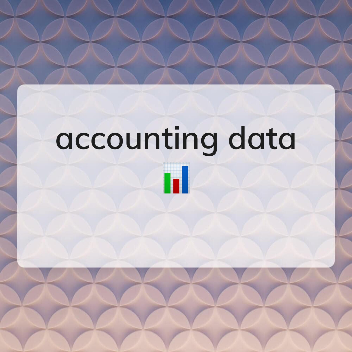 request accounting data 