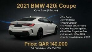 2021 BMW 420i Coupe | Only 17,900km