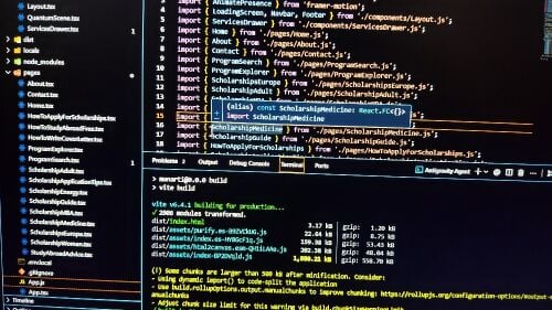 Website and application development
