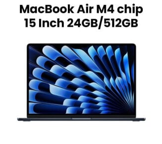 New MacBook Air 15” M4.24ram 512ssd