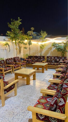 Traditional Arabic majlis set with 