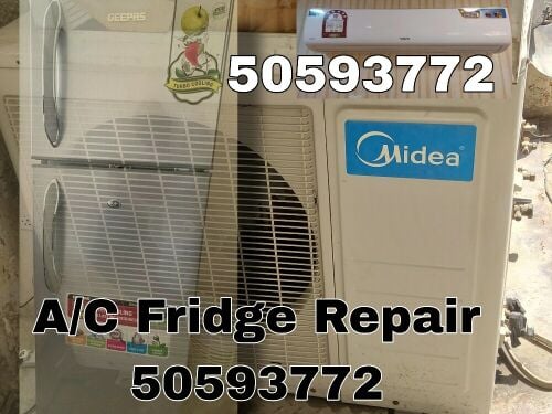 Fridge, Washing machine, gas cook