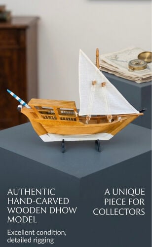 wooden Dhow souvenir 