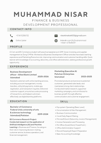 Business Development officer/Admin