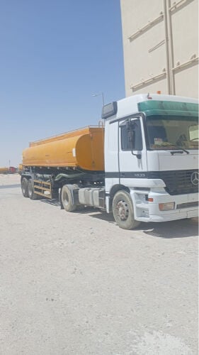 Actros truck head 2004 with tanker