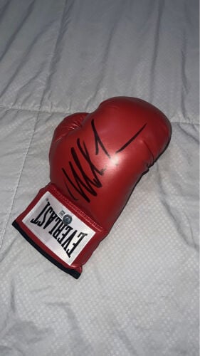 Mike Tyson signed glove