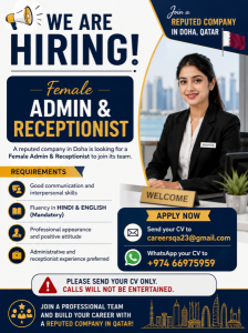 Female Admin & Receptionist