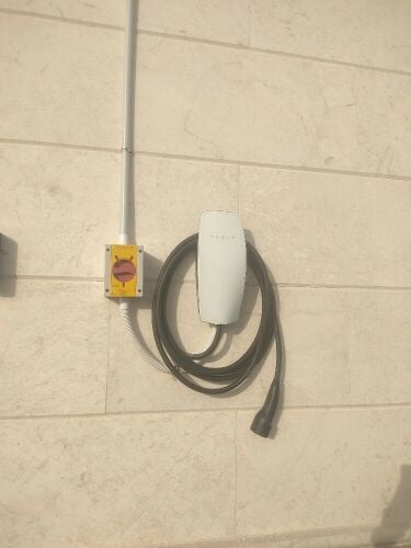 tesla charger Installation
