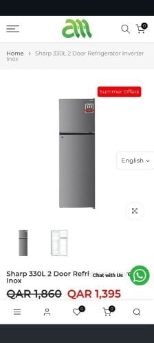 Sharp Inverter Refrigerator