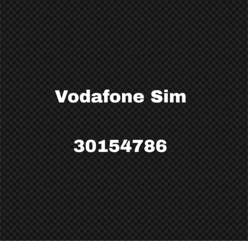 Vodafone Vip Sim