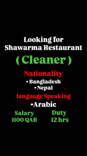 cleaner shawarma restaurant only
