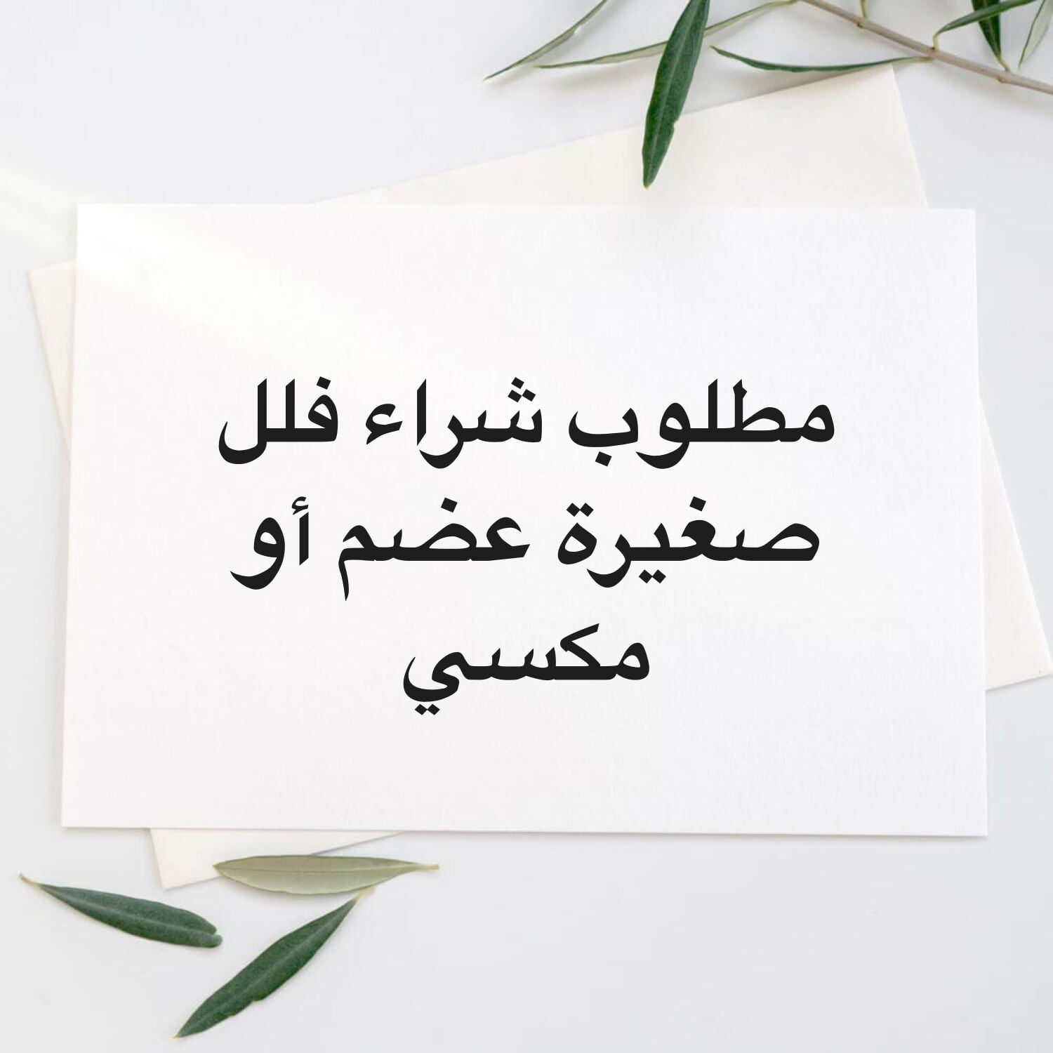 مطلوب شراء فلل