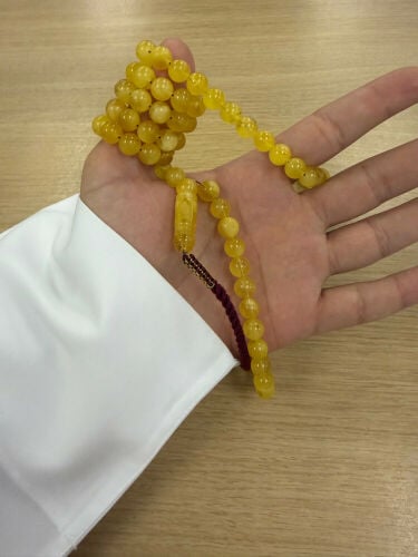 مسباح كهرمان حر طبيعي