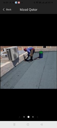 نقوم بعزل الاسقف عزل مائي وحراري