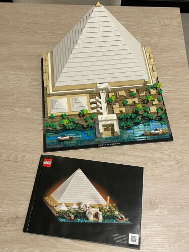 Original and built LEGO