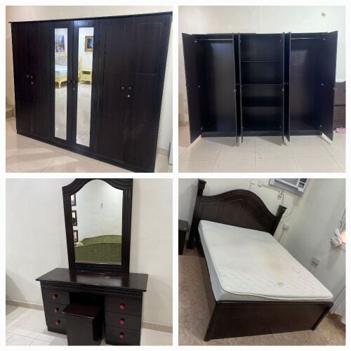 غرفة نوم كاملة بحالة ممتازةللبيع