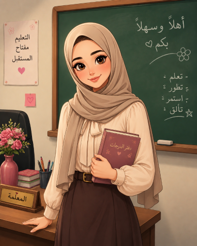 معلمة
