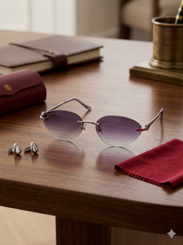 Original Cartier Rimless Vintage