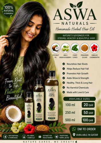 ASWA NATURALS Herbal Hair Oil 