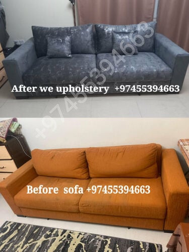 Sofa curtains making and repair 