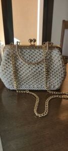 Handmade crochet luxury bag