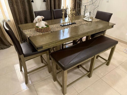 Dining table with chairs