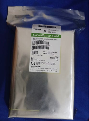 THOSHIBA HDD 8TB SURVEILLANCE S300