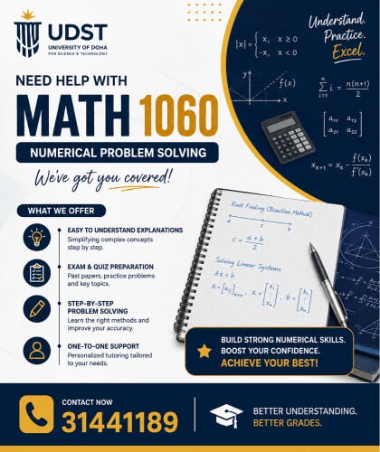MATH 1060 - Female Math Tutor 