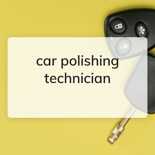 car polishing technician