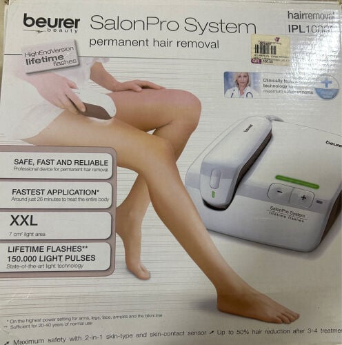 beurer permanent hair removal