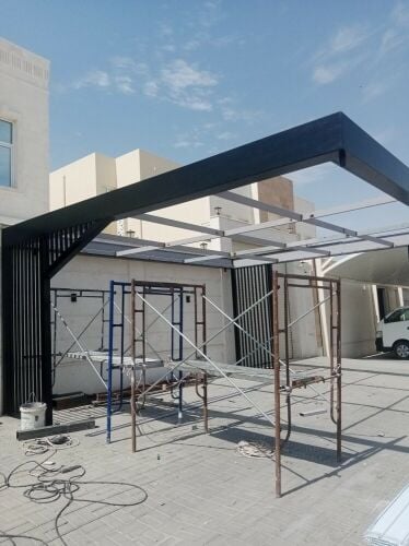 نقوم بجميع اعمال الحدادةتركيب مظل