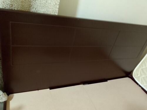 double bed with new mattrus