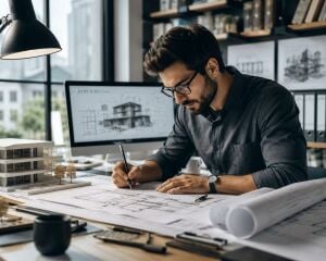 مهندس معماري و مهندس مدني