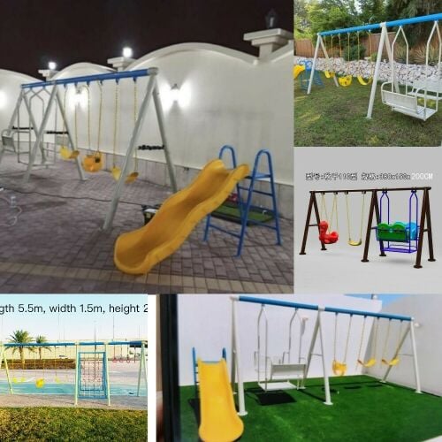 المراجيح مع زحلاقيه